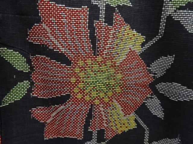 Japanese Kimono / Tsumugi Silk